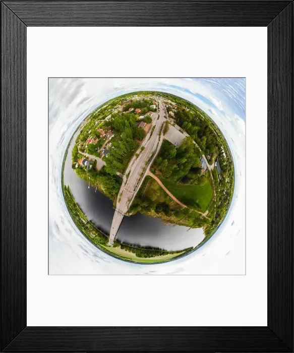 Framed Print : A three dimensional aerial panoramic view of city Inkeroinen at river Kymijoki, Finland Framed Print : A three dimensional aerial panoramic view of city Inkeroinen at river Kymijoki, Finland