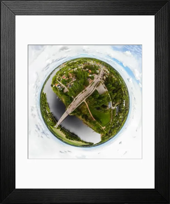 Framed Print : A three dimensional aerial panoramic view of city Inkeroinen at river Kymijoki, Finland Framed Print : A three dimensional aerial panoramic view of city Inkeroinen at river Kymijoki, Finland
