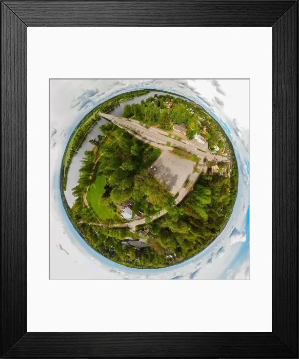 Framed Print : A three dimensional aerial panoramic view of city Inkeroinen at river Kymijoki, Finland Framed Print : A three dimensional aerial panoramic view of city Inkeroinen at river Kymijoki, Finland