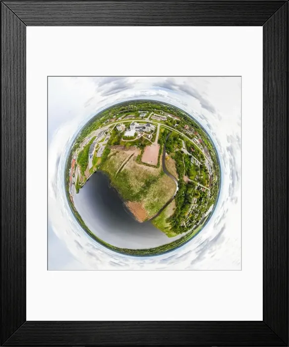 Framed Print : A three dimensional aerial panoramic view of city Inkeroinen at river Kymijoki, Finland Framed Print : A three dimensional aerial panoramic view of city Inkeroinen at river Kymijoki, Finland