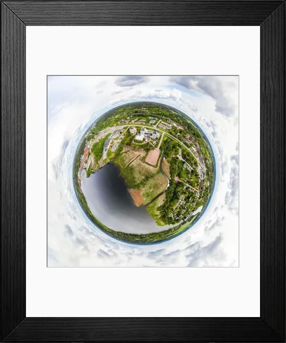 Framed Print : A three dimensional aerial panoramic view of city Inkeroinen at river Kymijoki, Finland Framed Print : A three dimensional aerial panoramic view of city Inkeroinen at river Kymijoki, Finland