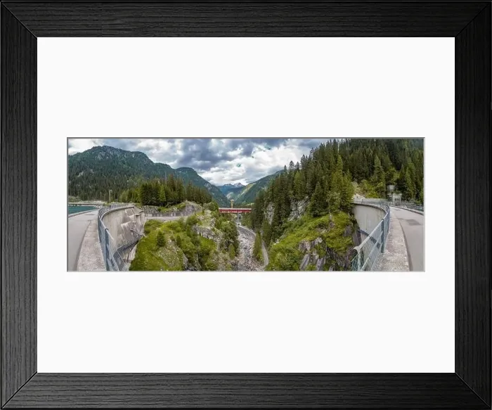 Framed Print : Panorama - Valle Spluga Framed Print : Panorama - Valle Spluga
