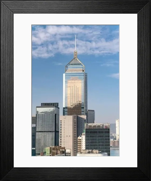 Framed Print : The amazing view of Hong-Kong cityscape full of skyscrapers from the rooftop Framed Print : The amazing view of Hong-Kong cityscape full of skyscrapers from the rooftop