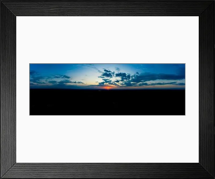 Framed Print : Panoramic aerial view of beautiful green tropical forest with mountains and majestic blue sky and clouds. Sunset Framed Print : Panoramic aerial view of beautiful green tropical forest with mountains and majestic blue sky and clouds. Sunset