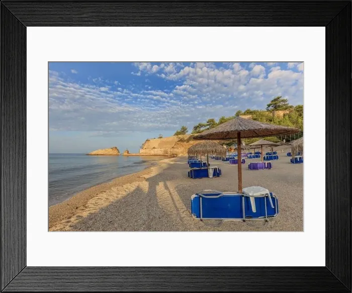 Framed Print : sunrise in Metalia beach. Thassos island, Greece Framed Print : sunrise in Metalia beach. Thassos island, Greece