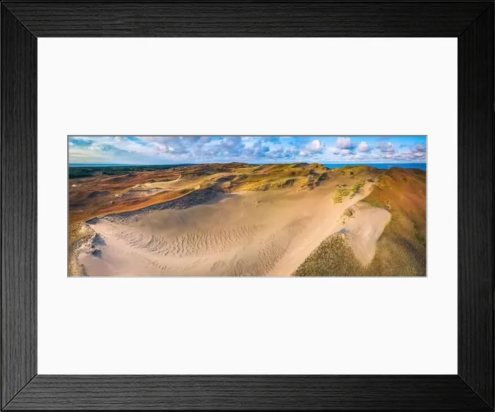 Framed Print : Beautiful Grey Dunes, Dead Dunes at the Curonian Spit in Nida, Neringa, Lithuania