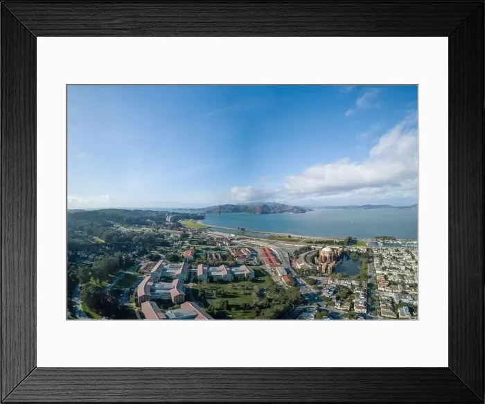 Framed Print : Presidio park, Golden gate bridge Framed Print : Presidio park, Golden gate bridge