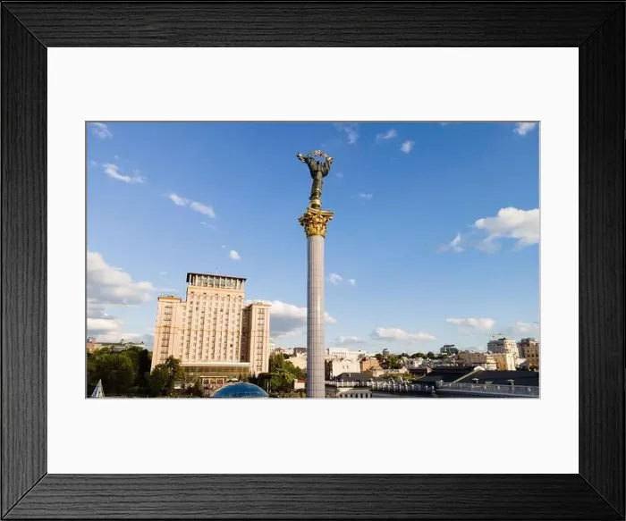 Framed Print : Monument on Independence Square in Kyiv, Ukraine Framed Print : Monument on Independence Square in Kyiv, Ukraine