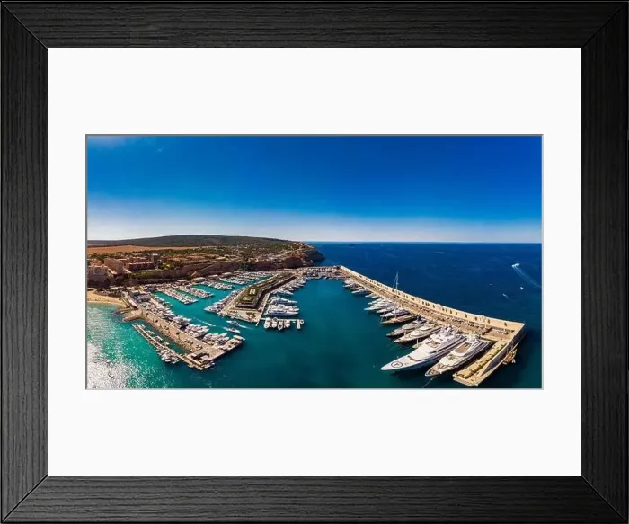 Framed Print : Aerial view, marina Port Adriano, El Toro, region Santa Ponca, Majorca, Balearic Islands, Spain Framed Print : Aerial view, marina Port Adriano, El Toro, region Santa Ponca, Majorca, Balearic Islands, Spain