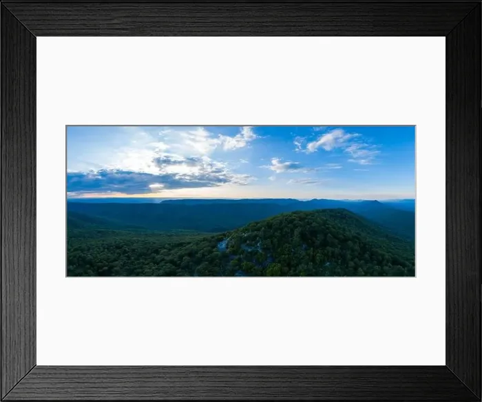 Framed Print : An aerial panorama of Duncan Knob and the Massanutten Range Framed Print : An aerial panorama of Duncan Knob and the Massanutten Range