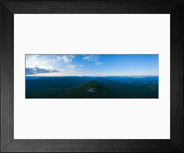 Framed Print : An aerial panorama of Duncan Knob and the Massanutten Range Framed Print : An aerial panorama of Duncan Knob and the Massanutten Range