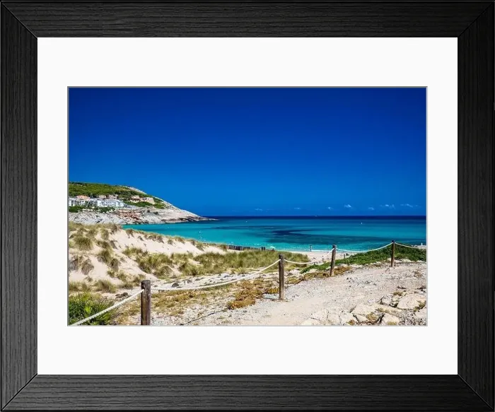 Framed Print : Beautiful sandy beach of Cala Mesquida, Mallorca, Mediterranean Sea, Balearic islands, Spain Framed Print : Beautiful sandy beach of Cala Mesquida, Mallorca, Mediterranean Sea, Balearic islands, Spain