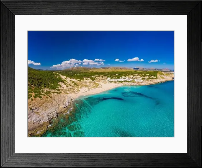 Framed Print : Beautiful sandy beach of Cala Mesquida, Mallorca, Mediterranean Sea, Balearic islands, Spain Framed Print : Beautiful sandy beach of Cala Mesquida, Mallorca, Mediterranean Sea, Balearic islands, Spain