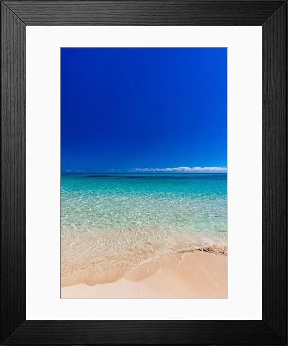 Framed Print : Beautiful sandy beach of Cala Mesquida, Mallorca, Mediterranean Sea, Balearic islands, Spain