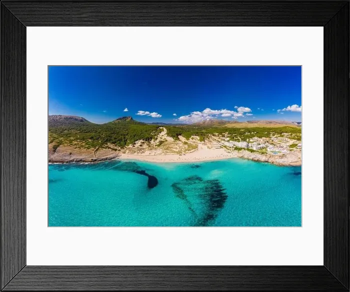 Framed Print : Beautiful sandy beach of Cala Mesquida, Mallorca, Mediterranean Sea, Balearic islands, Spain Framed Print : Beautiful sandy beach of Cala Mesquida, Mallorca, Mediterranean Sea, Balearic islands, Spain
