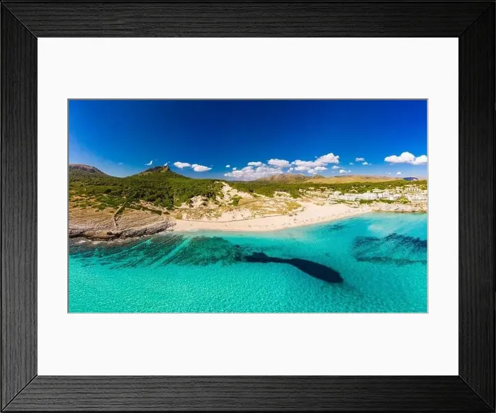 Framed Print : Beautiful sandy beach of Cala Mesquida, Mallorca, Mediterranean Sea, Balearic islands, Spain Framed Print : Beautiful sandy beach of Cala Mesquida, Mallorca, Mediterranean Sea, Balearic islands, Spain