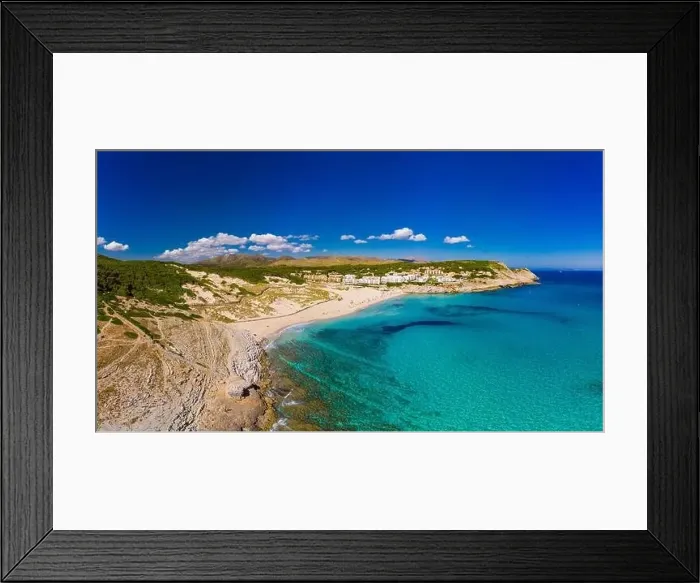 Framed Print : Beautiful sandy beach of Cala Mesquida, Mallorca, Mediterranean Sea, Balearic islands, Spain Framed Print : Beautiful sandy beach of Cala Mesquida, Mallorca, Mediterranean Sea, Balearic islands, Spain