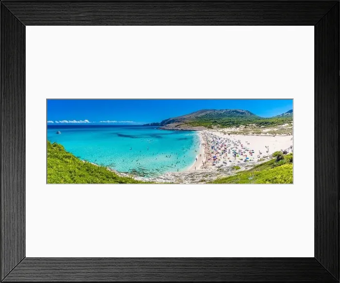 Framed Print : Beautiful sandy beach of Cala Mesquida, Mallorca, Mediterranean Sea, Balearic islands, Spain Framed Print : Beautiful sandy beach of Cala Mesquida, Mallorca, Mediterranean Sea, Balearic islands, Spain