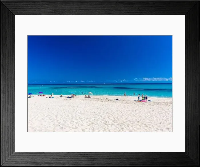 Framed Print : CALA MESQUIDA, MALLORCA, SPAIN - 19 July 2020: People enjoying beautiful sandy beach of on Mallorca Framed Print : CALA MESQUIDA, MALLORCA, SPAIN - 19 July 2020: People enjoying beautiful sandy beach of on Mallorca