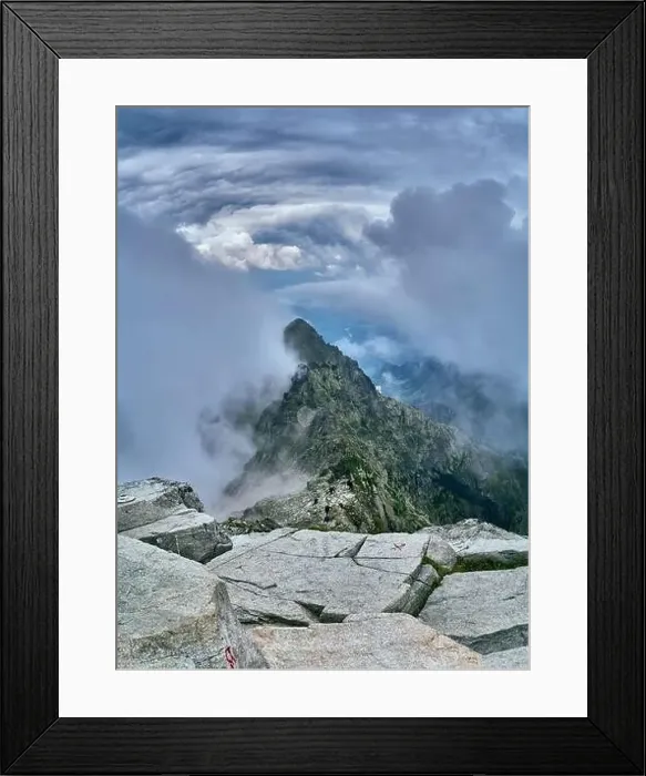 Framed Print : Beautiful panoramic aerial drone view of mountain in National Park High Tatra Framed Print : Beautiful panoramic aerial drone view of mountain in National Park High Tatra