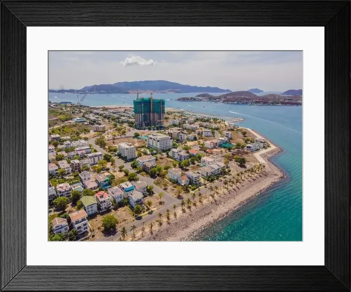 Framed Print : Arieal photography of rooftops suburban high density architecture Vietnam Framed Print : Arieal photography of rooftops suburban high density architecture Vietnam