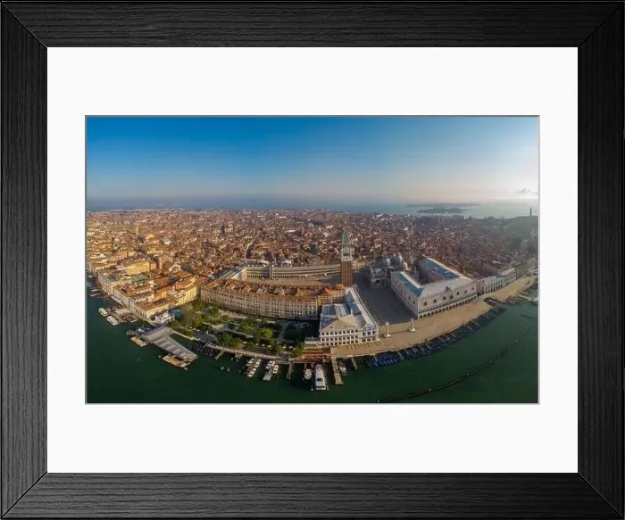 Framed Print : Venice from above with drone Framed Print : Venice from above with drone