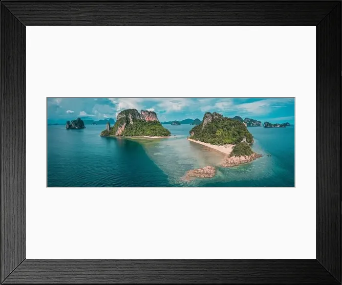 Framed Print : Aerial view of Koh Phak Bia, island in the Andaman Sea between Phuket and Krabi Thailand Framed Print : Aerial view of Koh Phak Bia, island in the Andaman Sea between Phuket and Krabi Thailand