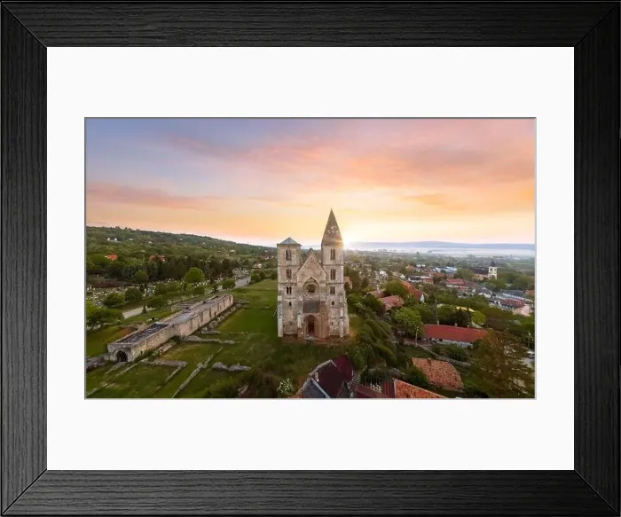 Framed Print : Amazing aerial photo about the Premontre Monastery Framed Print : Amazing aerial photo about the Premontre Monastery
