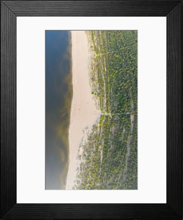Framed Print : Aerial view transparent turquoise sea in Baltic Sea Framed Print : Aerial view transparent turquoise sea in Baltic Sea