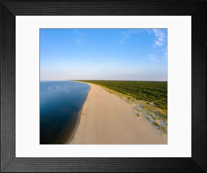 Framed Print : Aerial view transparent turquoise sea in Baltic Sea Framed Print : Aerial view transparent turquoise sea in Baltic Sea