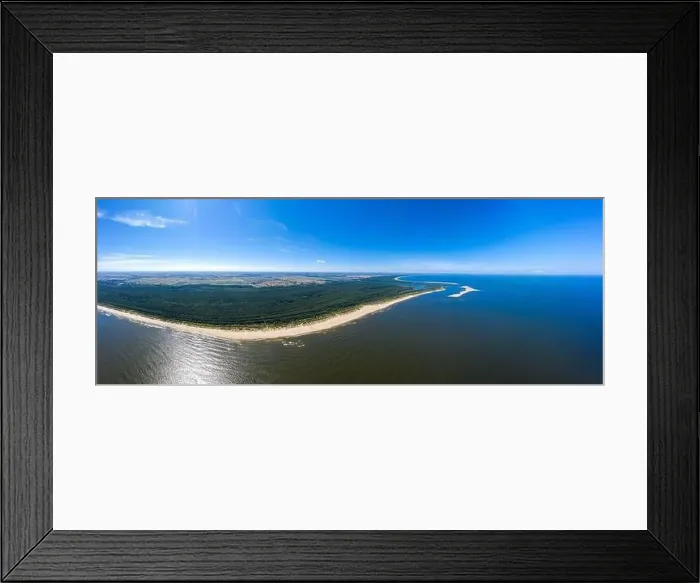 Framed Print : Aerial view transparent turquoise sea in Baltic Sea Framed Print : Aerial view transparent turquoise sea in Baltic Sea