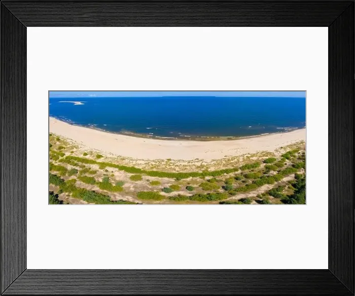 Framed Print : Aerial view transparent turquoise sea in Baltic Sea Framed Print : Aerial view transparent turquoise sea in Baltic Sea