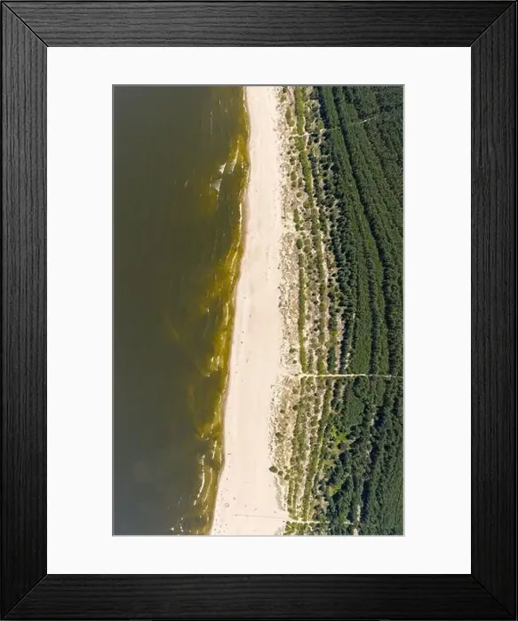 Framed Print : Aerial view transparent turquoise sea in Baltic Sea Framed Print : Aerial view transparent turquoise sea in Baltic Sea
