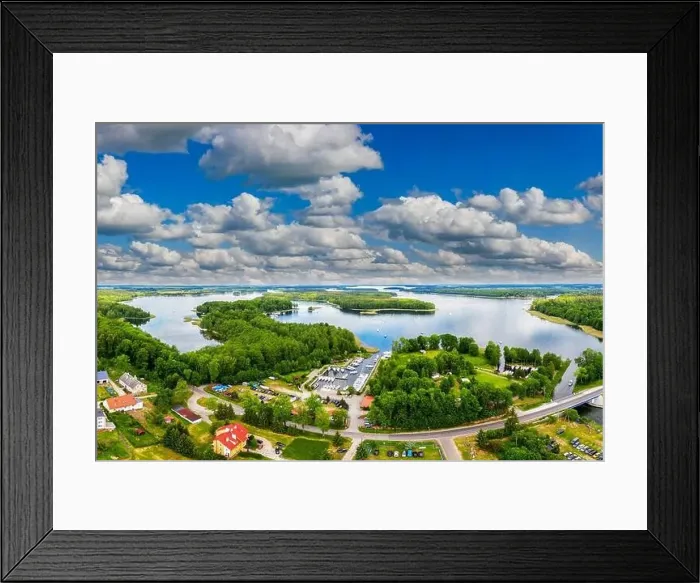 Framed Print : Ruciane-Nida, Guzianka Lock Framed Print : Ruciane-Nida, Guzianka Lock