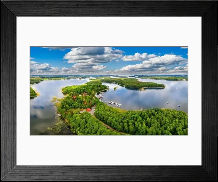 Framed Print : Ruciane-Nida, Guzianka Lock Framed Print : Ruciane-Nida, Guzianka Lock