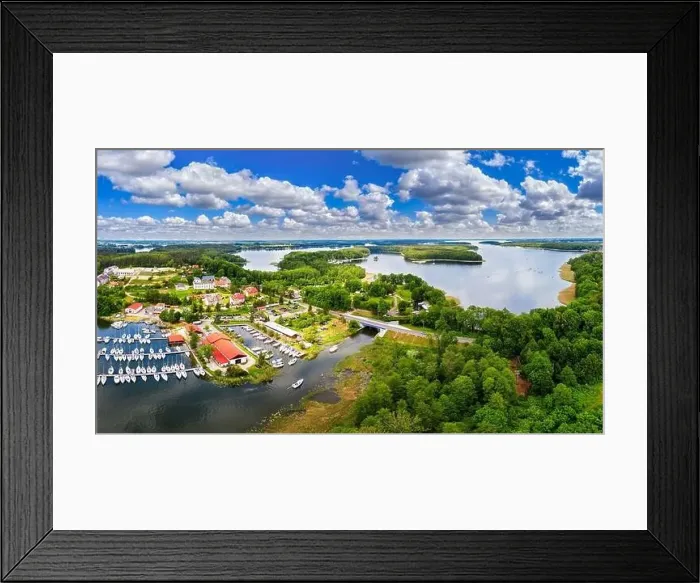 Framed Print : Ruciane-Nida, Guzianka Lock Framed Print : Ruciane-Nida, Guzianka Lock
