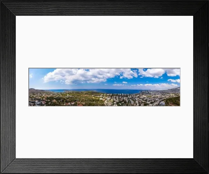 Framed Print : Athens Greece riviera panorama Framed Print : Athens Greece riviera panorama