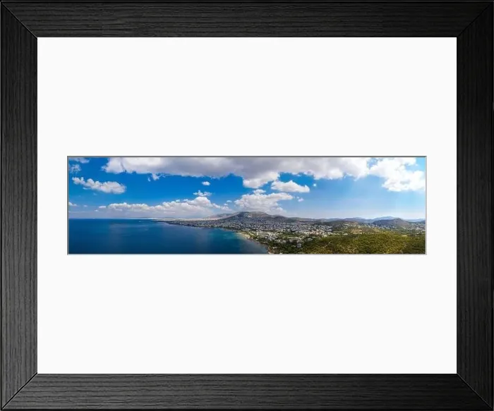 Framed Print : Athens Greece riviera panorama Framed Print : Athens Greece riviera panorama