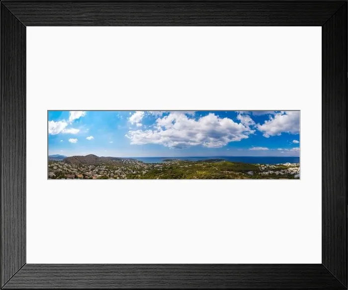Framed Print : Athens Greece riviera panorama Framed Print : Athens Greece riviera panorama
