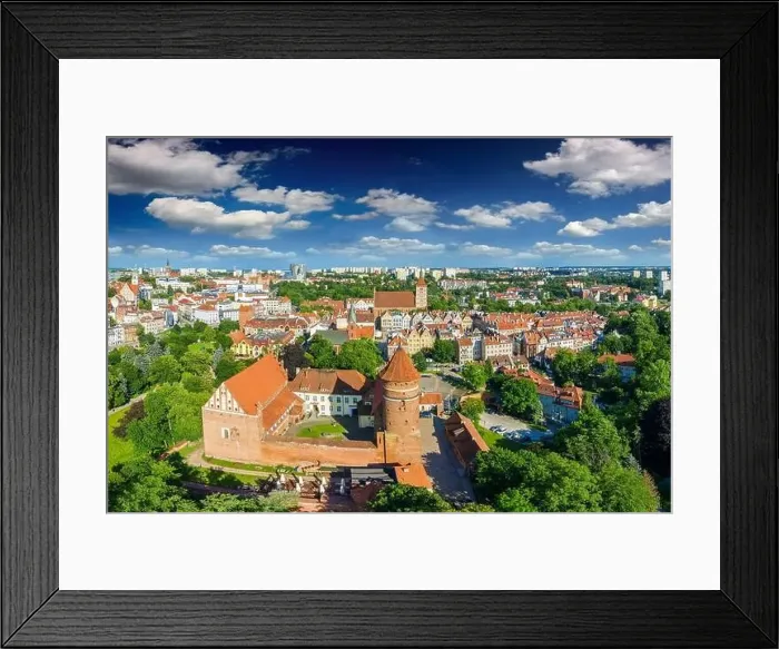 Framed Print : Olsztyn-a city in north-eastern Poland Framed Print : Olsztyn-a city in north-eastern Poland