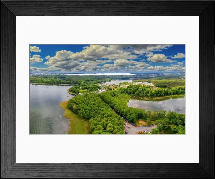 Framed Print : Masuria - the land of a thousand lakes in north-eastern Poland Framed Print : Masuria - the land of a thousand lakes in north-eastern Poland