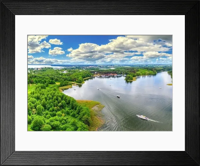 Framed Print : Masuria - the land of a thousand lakes Framed Print : Masuria - the land of a thousand lakes