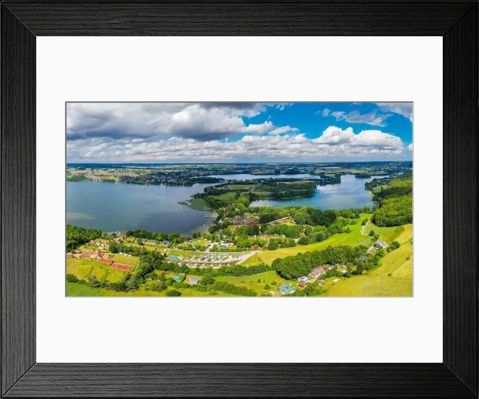 Framed Print : Kashubia-Kłodno lake