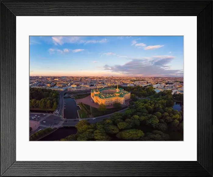Framed Print : SAINT-PETERSBURG Russia: beautiful Top view of St Framed Print : SAINT-PETERSBURG Russia: beautiful Top view of St