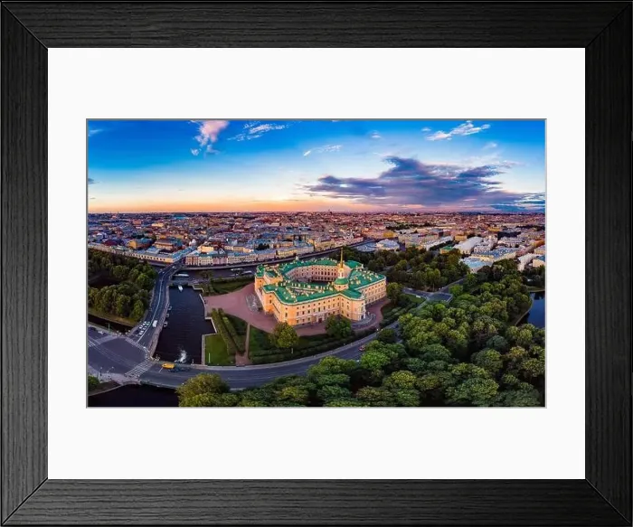 Framed Print : SAINT-PETERSBURG Russia: beautiful Top view of St Framed Print : SAINT-PETERSBURG Russia: beautiful Top view of St