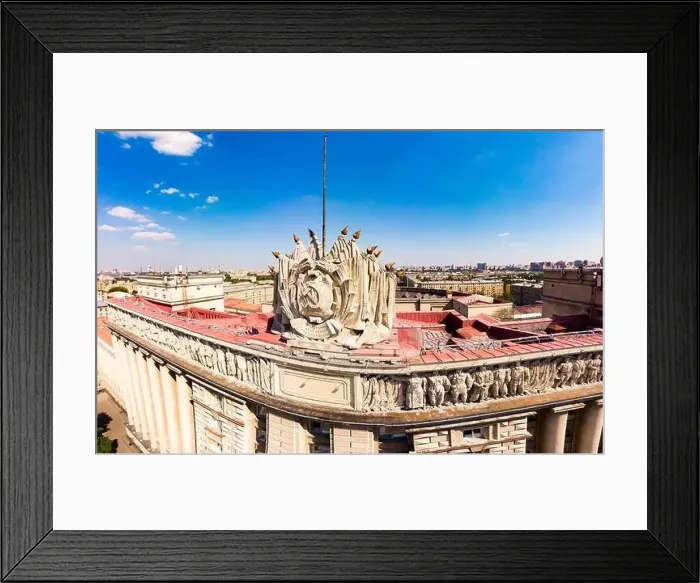 Framed Print : SAINT PETERSBURG, RUSSIA. Beautiful view from drone Framed Print : SAINT PETERSBURG, RUSSIA. Beautiful view from drone