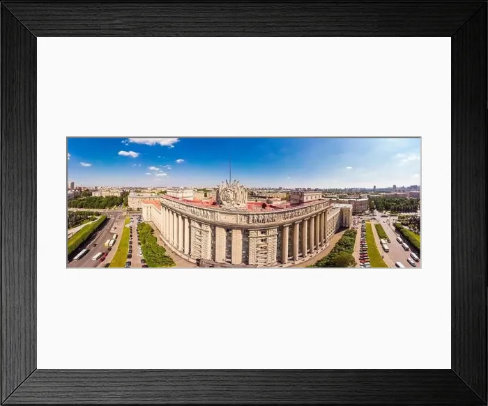 Framed Print : SAINT PETERSBURG, RUSSIA. Beautiful panorama view from drone Framed Print : SAINT PETERSBURG, RUSSIA. Beautiful panorama view from drone