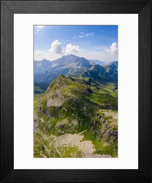 Framed Print : Laghi Gemelli pass with the Arera mount. Val Brembana, Orobie Alps, Bergamo district, Lombardy, Italy, Europe Framed Print : Laghi Gemelli pass with the Arera mount. Val Brembana, Orobie Alps, Bergamo district, Lombardy, Italy, Europe