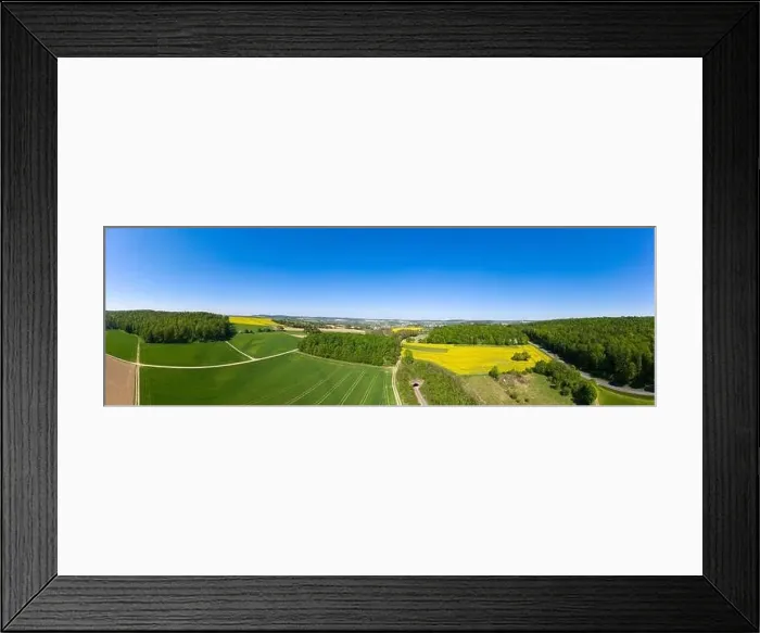 Framed Print : Aerial drone view, agricultural landscape, Walzbachtal, Kraichgau, Baden-Wurttemberg, Germany, Europe Framed Print : Aerial drone view, agricultural landscape, Walzbachtal, Kraichgau, Baden-Wurttemberg, Germany, Europe