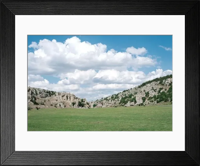 Framed Print : Mountain landscape, Dobrogea old montains, Romania Framed Print : Mountain landscape, Dobrogea old montains, Romania